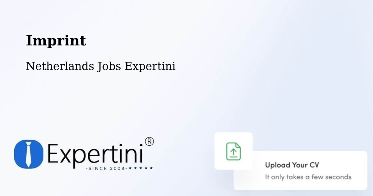 Imprint – Mariahout - Netherlands Jobs Expertini